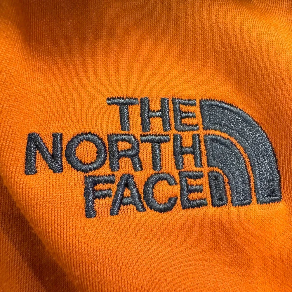 North Face Tenacious Hybrid Hoodie Softshell Orange Navy Gorpcore Outdoor Sz L